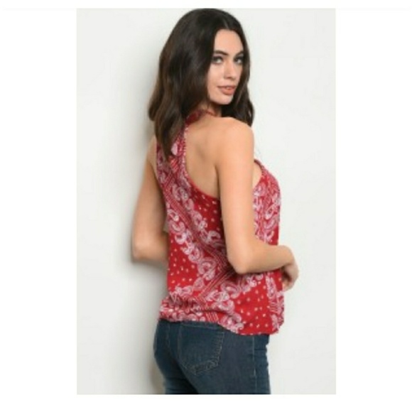 Tank🔹 Bandana / Paisley Print - Picture 4 of 8